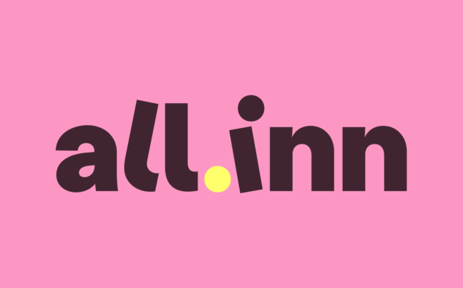 All-inn-motion-logo-pink-background-brown-letters